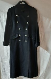 Vintage Geiger wool maxi pea coat